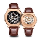 Parlent Couple Gallant Prime & Gallant Femme - Jam Tangan Couple 42mm & 36mm, Automatic Movement, Waterproof 5ATM (50M), Stainless Steel
