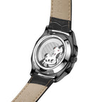 Parlent Gallant Vortex - Jam Tangan Pria 42mm, Automatic Movement, Waterproof 5ATM (50M), Stainless Steel
