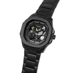 Parlent Gallant Phantom Steel - Jam Tangan Pria 42mm, Automatic Movement, Waterproof 5ATM (50M), Stainless Steel