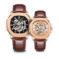Parlent Couple Gallant Vortex & Gallant Femme - Couple Watch 42mm & 36mm, Automatic Movement, Waterproof 5ATM (50M), Stainless Steel