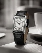 Parlent Recta - Jam Tangan Pria 30 x 41mm, Japan Seiko Quartz Movement, Waterproof 3ATM (30M), Stainless Steel