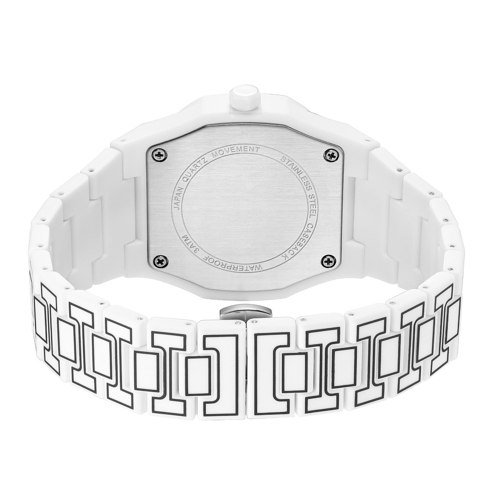Parlent Palladium Sketch - Jam Tangan Pria 40mm, Miyota Japan Quartz Movement, Waterproof 3ATM (30M), Polycarbonate