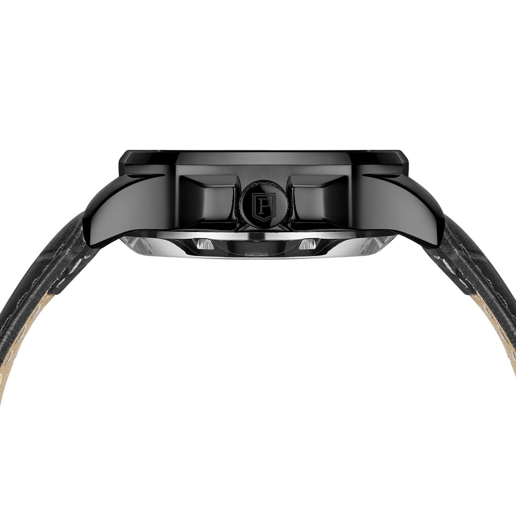 Parlent Gallant Vortex - Jam Tangan Pria 42mm, Automatic Movement, Waterproof 5ATM (50M), Stainless Steel