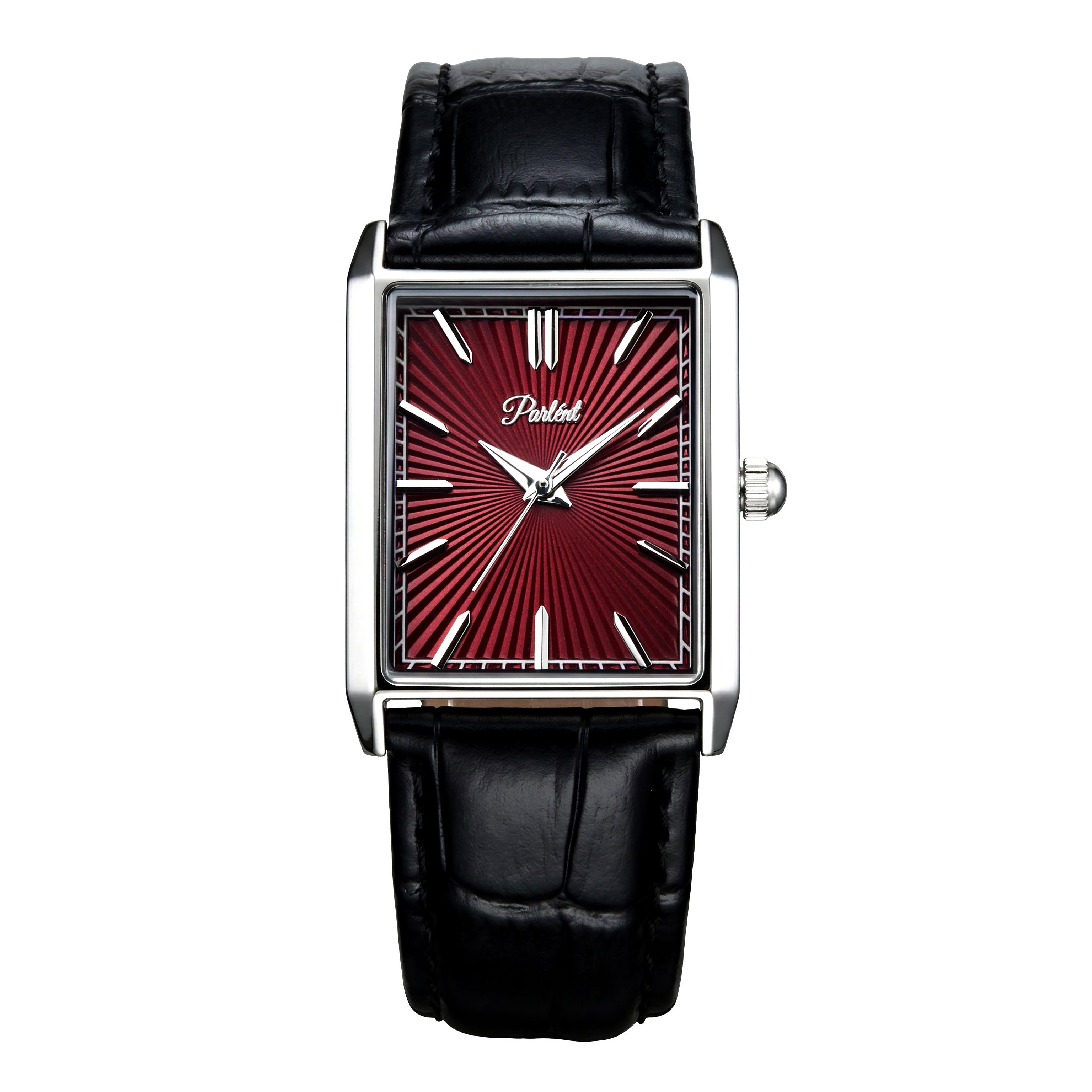 Parlent Prism - Jam Tangan Pria 25mm x 34mm, Miyota Japan Quartz Movement, Waterproof 3ATM (30M), Stainless Steel