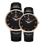 Parlent Couple Louis & Louis Femme - Couple Watch 40mm & 36mm, Miyota Japan Quartz Movement, Waterproof 3ATM (30M), Stainless Steel