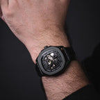 Parlent Gallant Phantom - Jam Tangan Pria 42mm, Automatic Movement, Waterproof 5ATM (50M), Stainless Steel