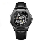 Parlent Gallant Vortex - Jam Tangan Pria 42mm, Automatic Movement, Waterproof 5ATM (50M), Stainless Steel