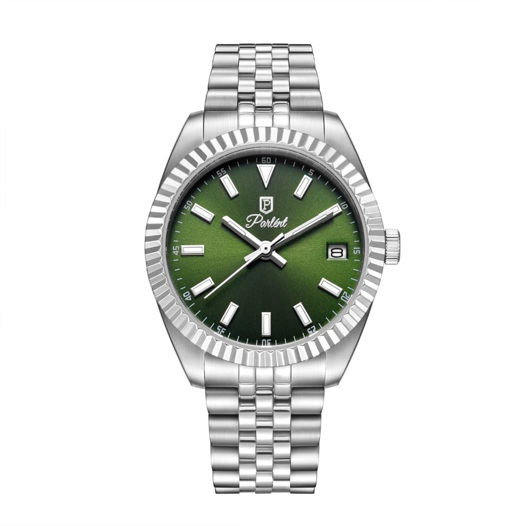 Parlent Imperial - Jam Tangan Pria 40mm, Miyota Japan Quartz Movement, Waterproof 5ATM (50M), Stainless Steel