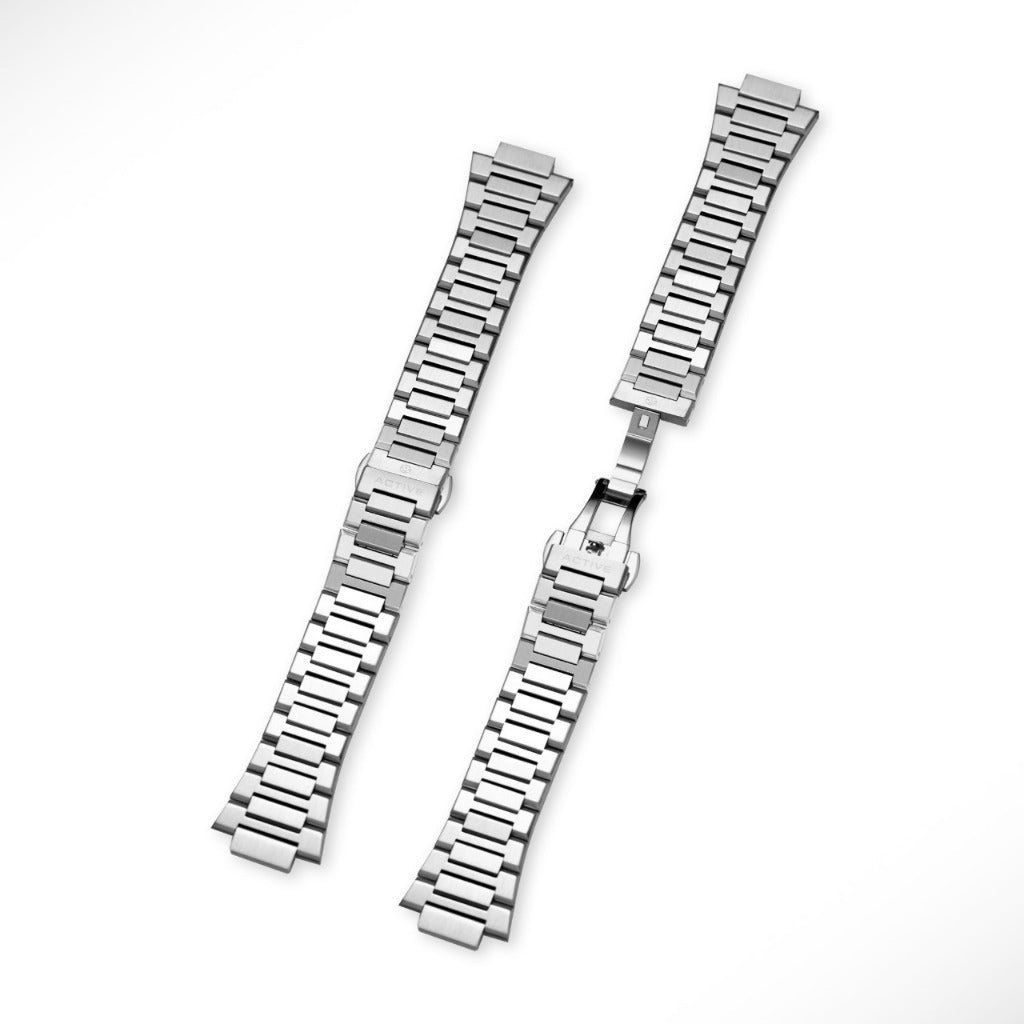 Palladium Steel Strap Watch