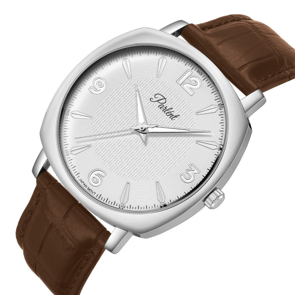 Parlent Rex - Jam Tangan Pria 40mm, Miyota Japan Quartz Movement, Waterproof 3ATM (30M), Stainless Steel
