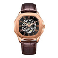 Parlent Gallant Vortex - Jam Tangan Pria 42mm, Automatic Movement, Waterproof 5ATM (50M), Stainless Steel