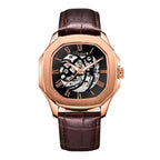 Parlent Gallant Vortex - Jam Tangan Pria 42mm, Automatic Movement, Waterproof 5ATM (50M), Stainless Steel