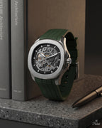 Parlent Radiant Automatic - Jam Tangan Pria 41mm, Automatic Movement, Waterproof 5ATM (50M), Stainless Steel
