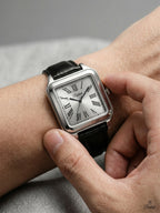 Parlent Quadra - Jam Tangan Pria 36mm & 26mm, Miyota Japan Quartz Movement, Waterproof 3ATM (30M), Stainless Steel