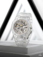 Parlent Palladium Lite Glacier - Jam Tangan Pria 40mm, Automatic Movement, Waterproof 3ATM (30M), Polycarbonate
