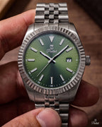 Parlent Imperial - Jam Tangan Pria 40mm, Miyota Japan Quartz Movement, Waterproof 5ATM (50M), Stainless Steel